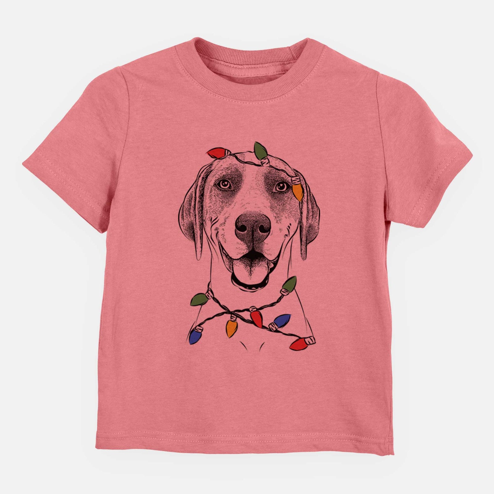 Christmas Lights Maggie the Treeing Walker Coonhound - Kids/Youth/Toddler Shirt
