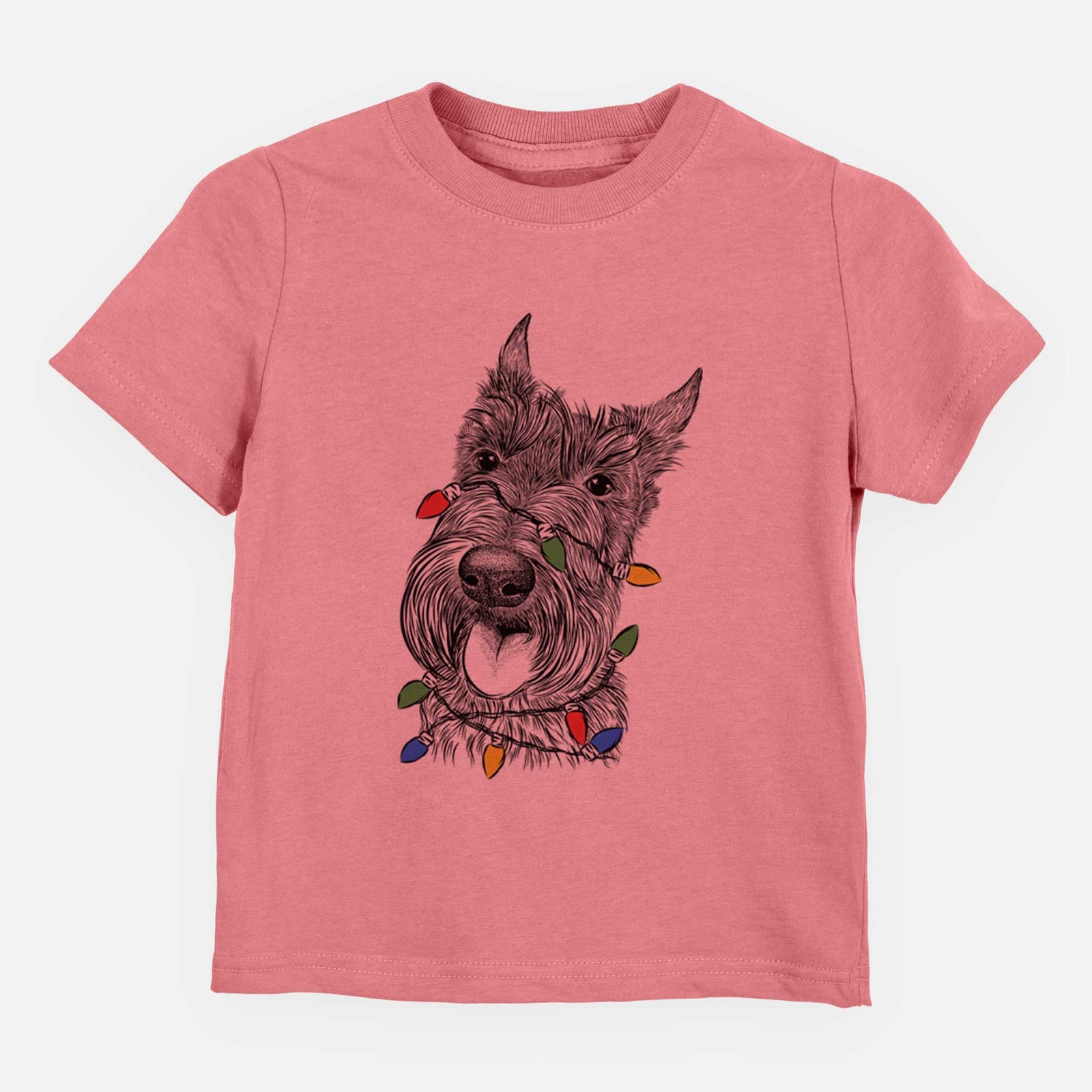 Christmas Lights Magnus the Scottish Terrier - Kids/Youth/Toddler Shirt