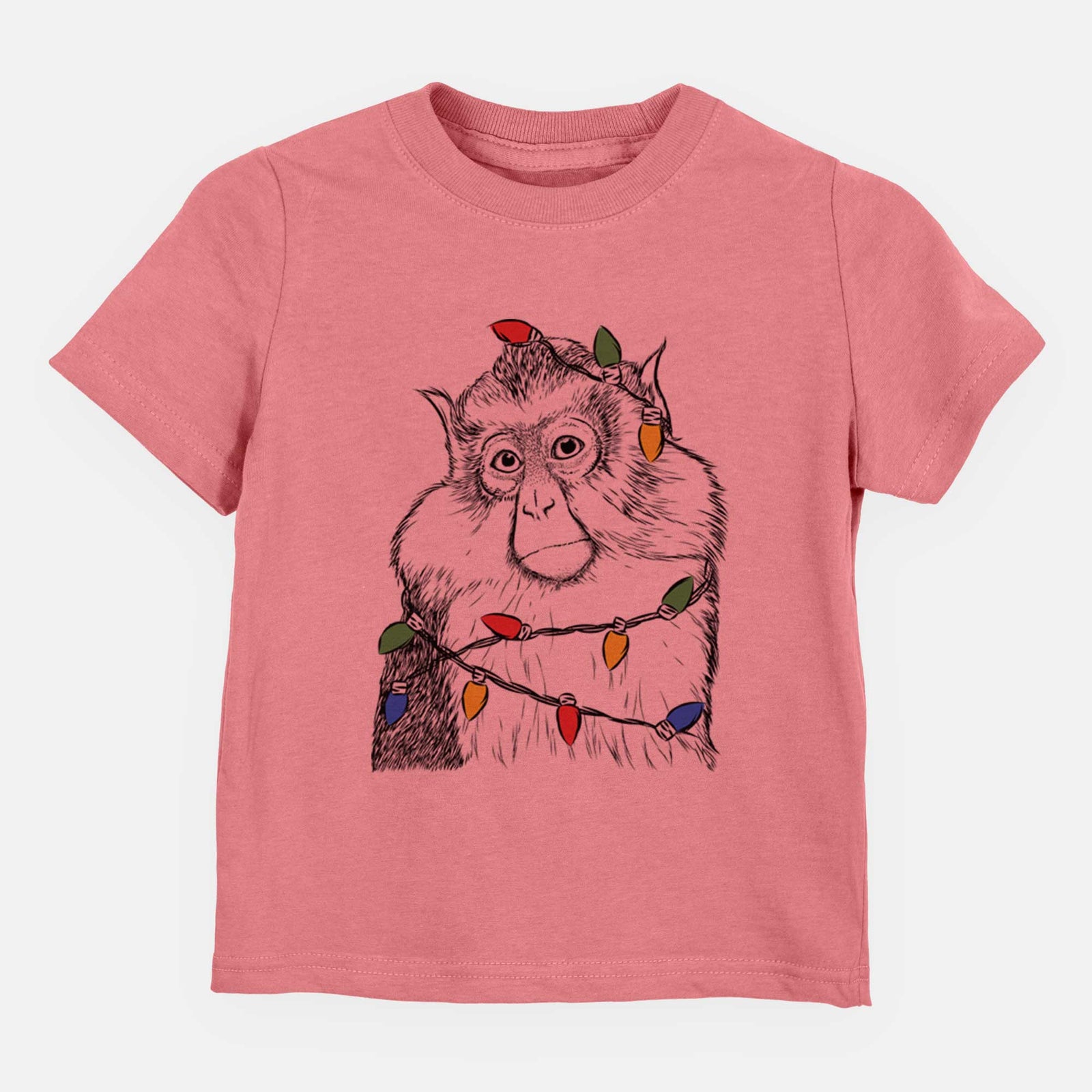 Christmas Lights Matata the Mona Monkey - Kids/Youth/Toddler Shirt