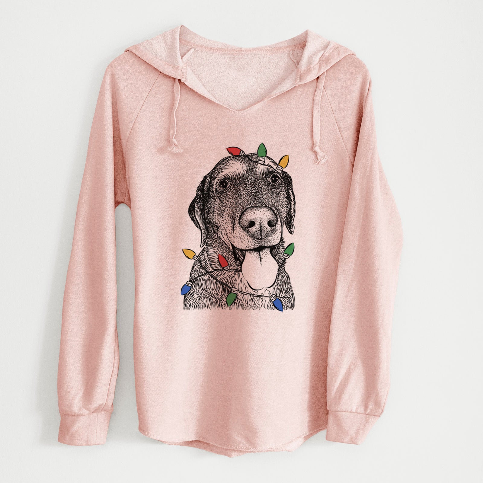 Christmas Lights Max the Labrador Retriever - Cali Wave Hooded Sweatshirt