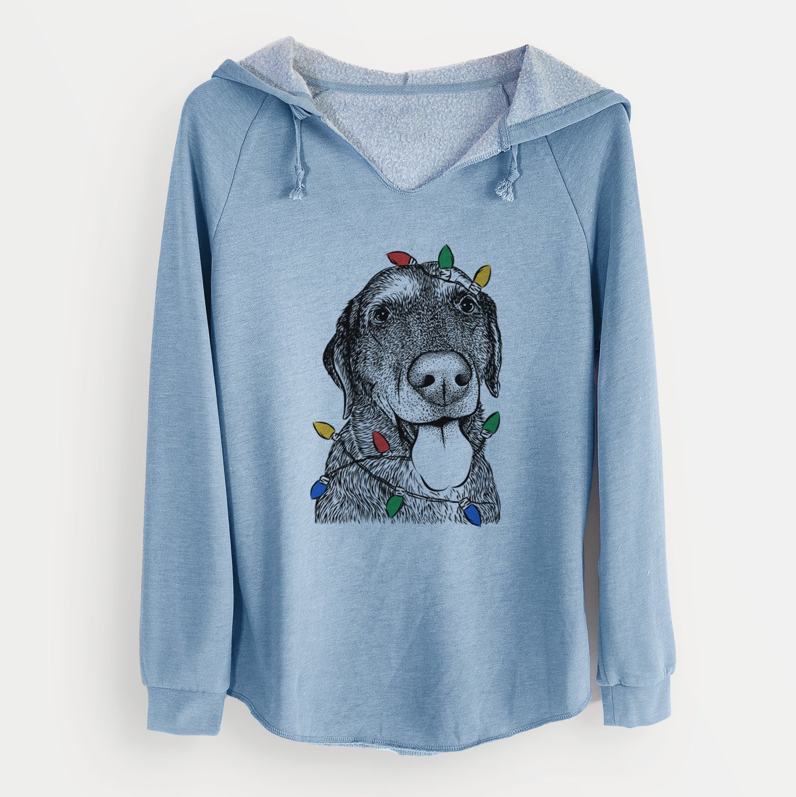 Christmas Lights Max the Labrador Retriever - Cali Wave Hooded Sweatshirt