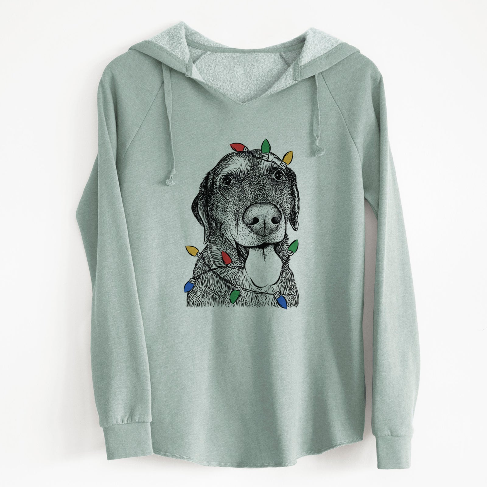 Christmas Lights Max the Labrador Retriever - Cali Wave Hooded Sweatshirt