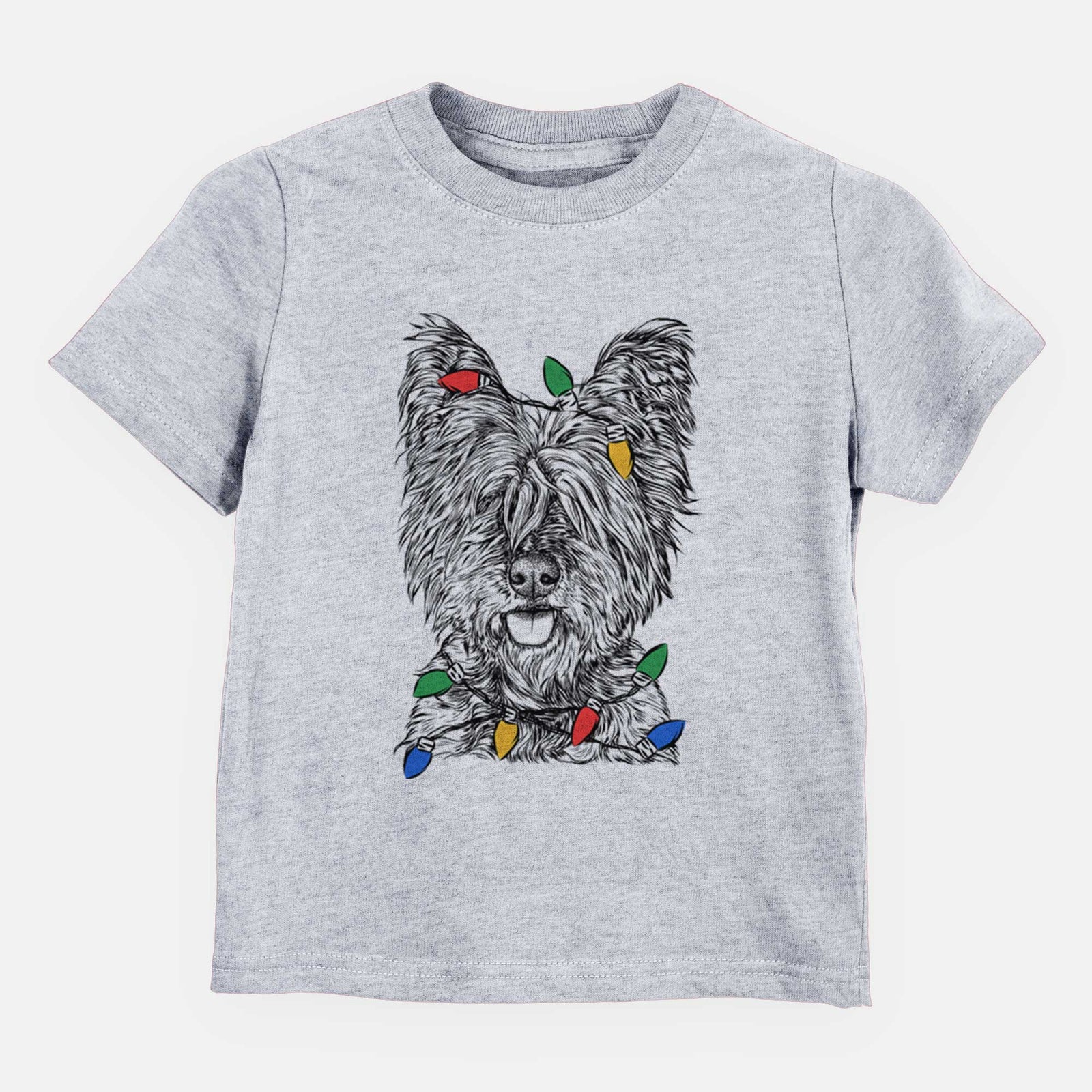 Christmas Lights McDuff the Cairn Terrier - Kids/Youth/Toddler Shirt