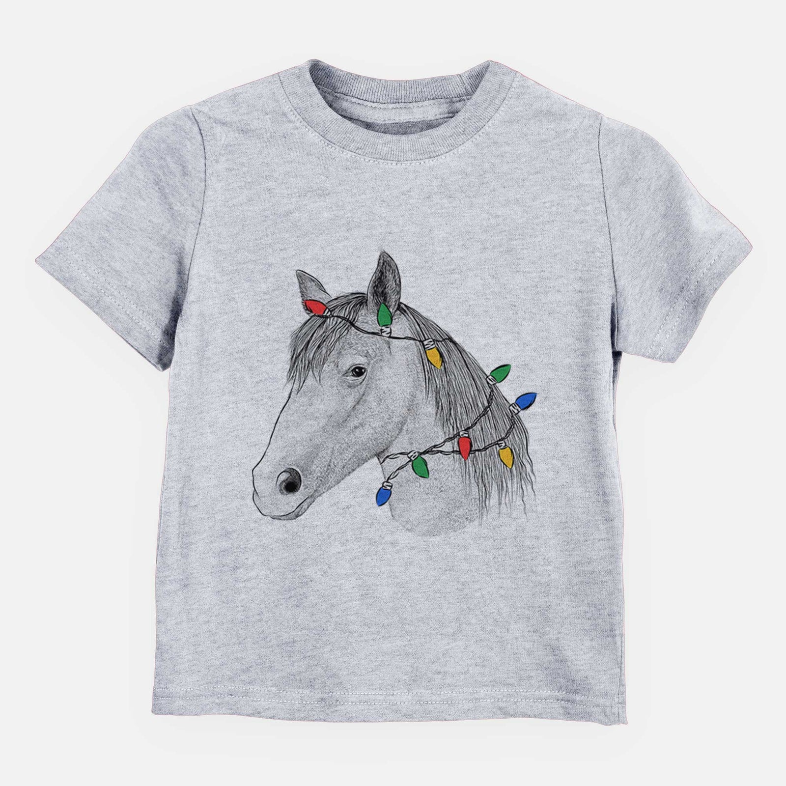 Christmas Lights Midnight the Missouri Foxtrotter Horse - Kids/Youth/Toddler Shirt