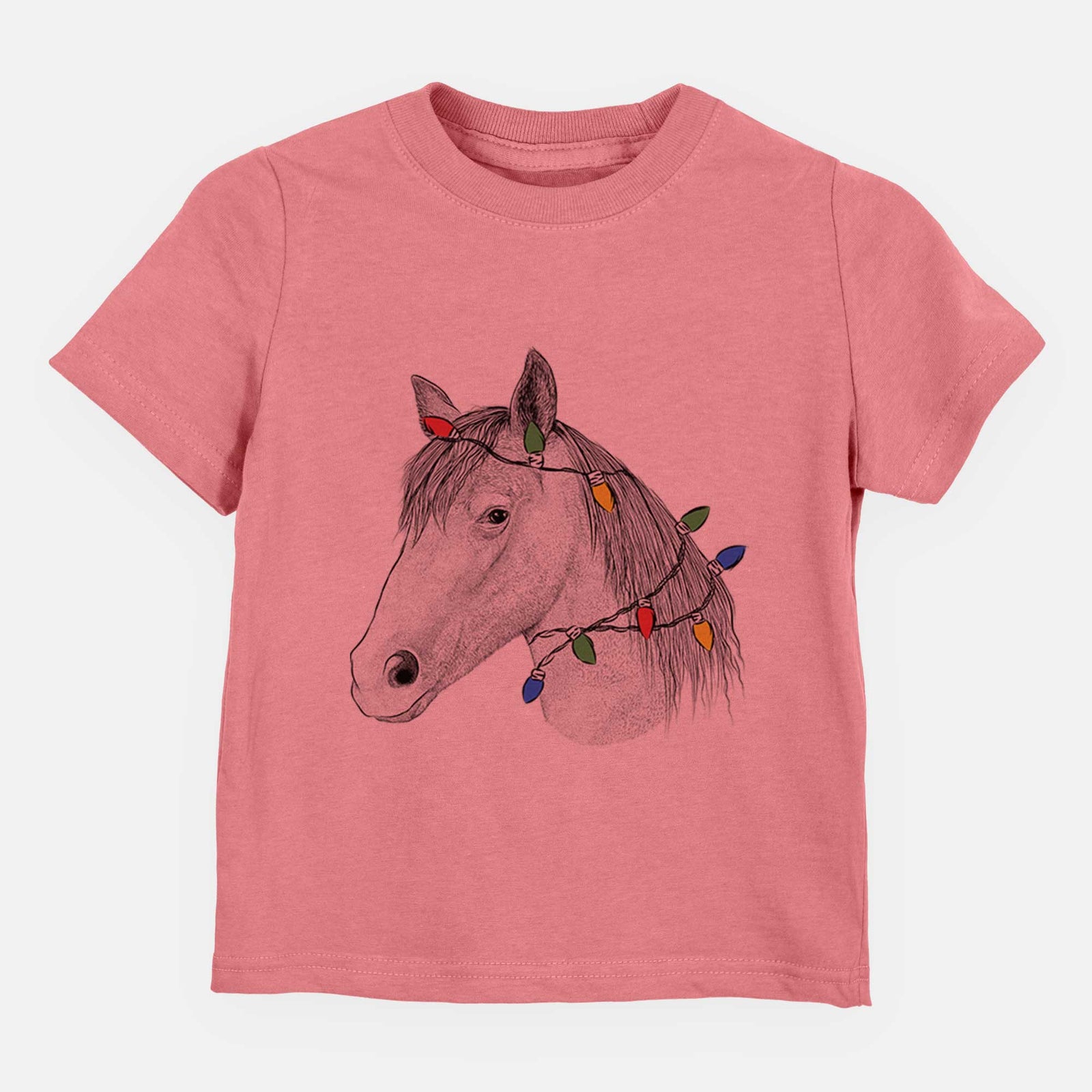 Christmas Lights Midnight the Missouri Foxtrotter Horse - Kids/Youth/Toddler Shirt