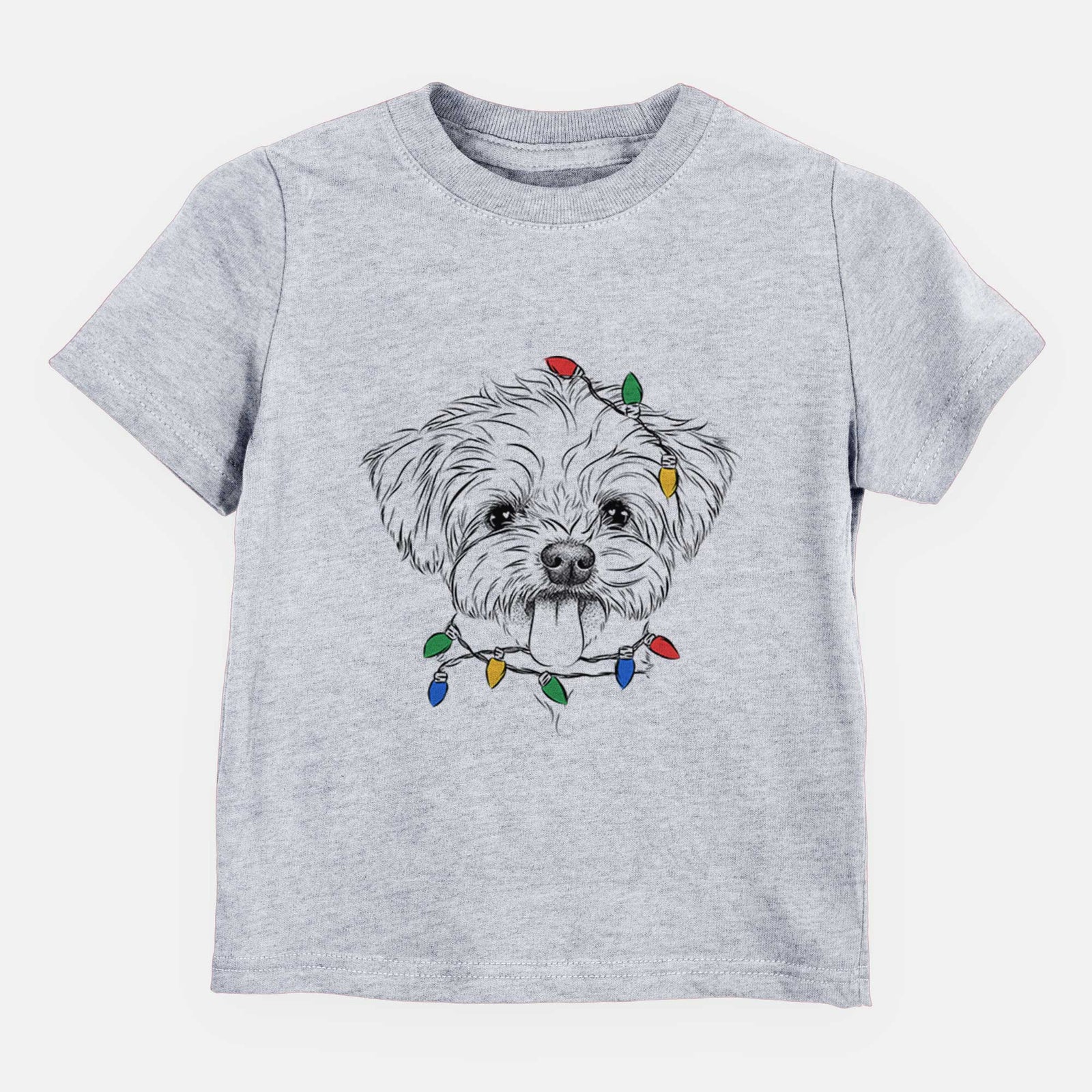 Christmas Lights Mochi the Maltese - Kids/Youth/Toddler Shirt