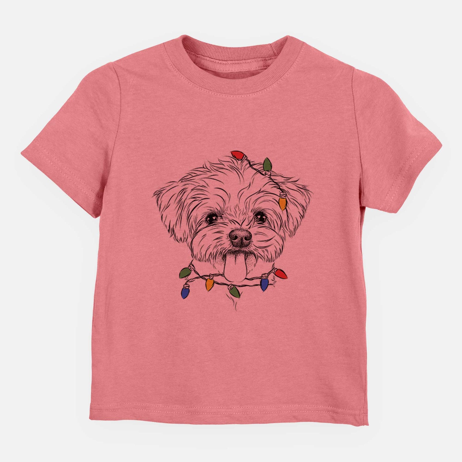 Christmas Lights Mochi the Maltese - Kids/Youth/Toddler Shirt