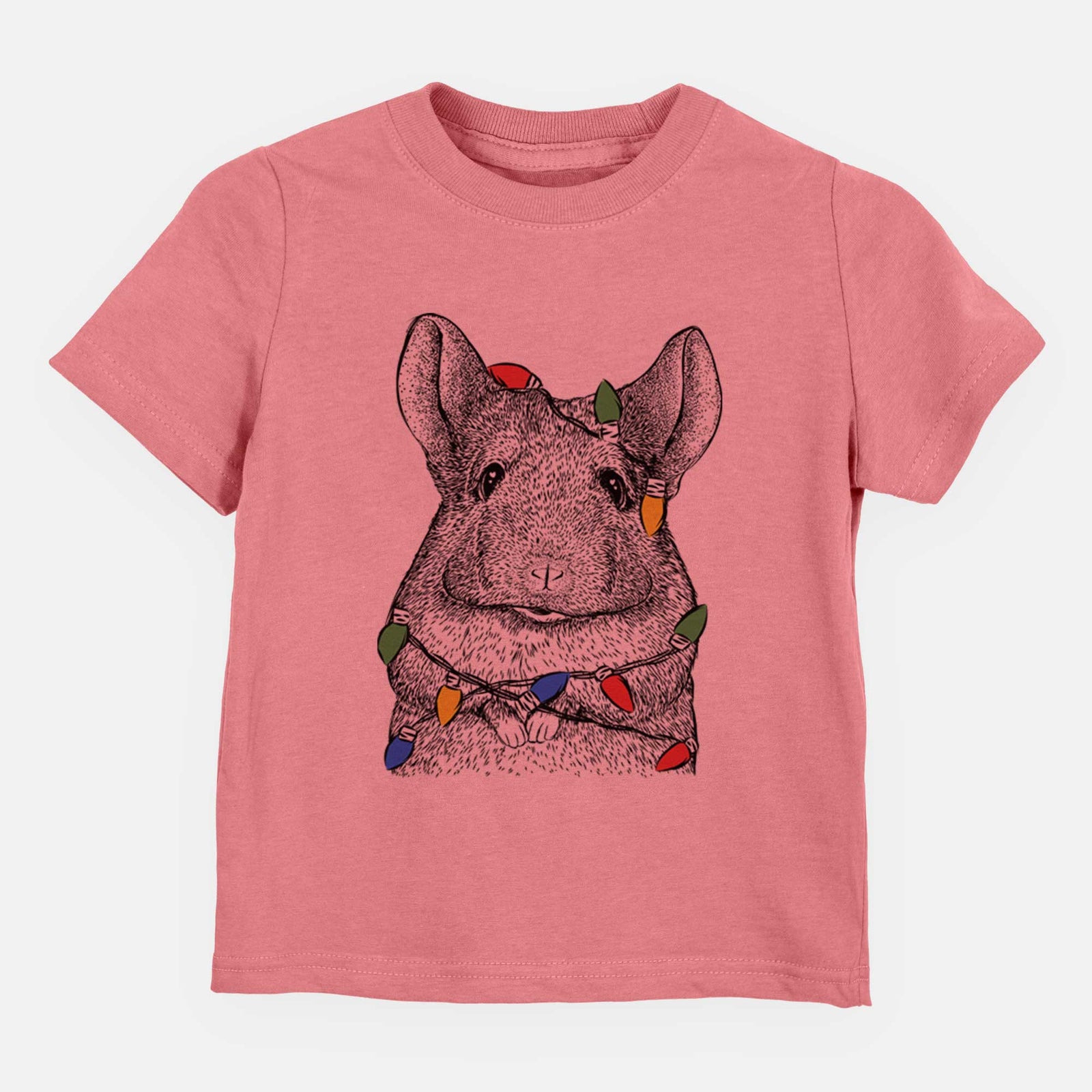 Christmas Lights Mojo the Chinchilla - Kids/Youth/Toddler Shirt