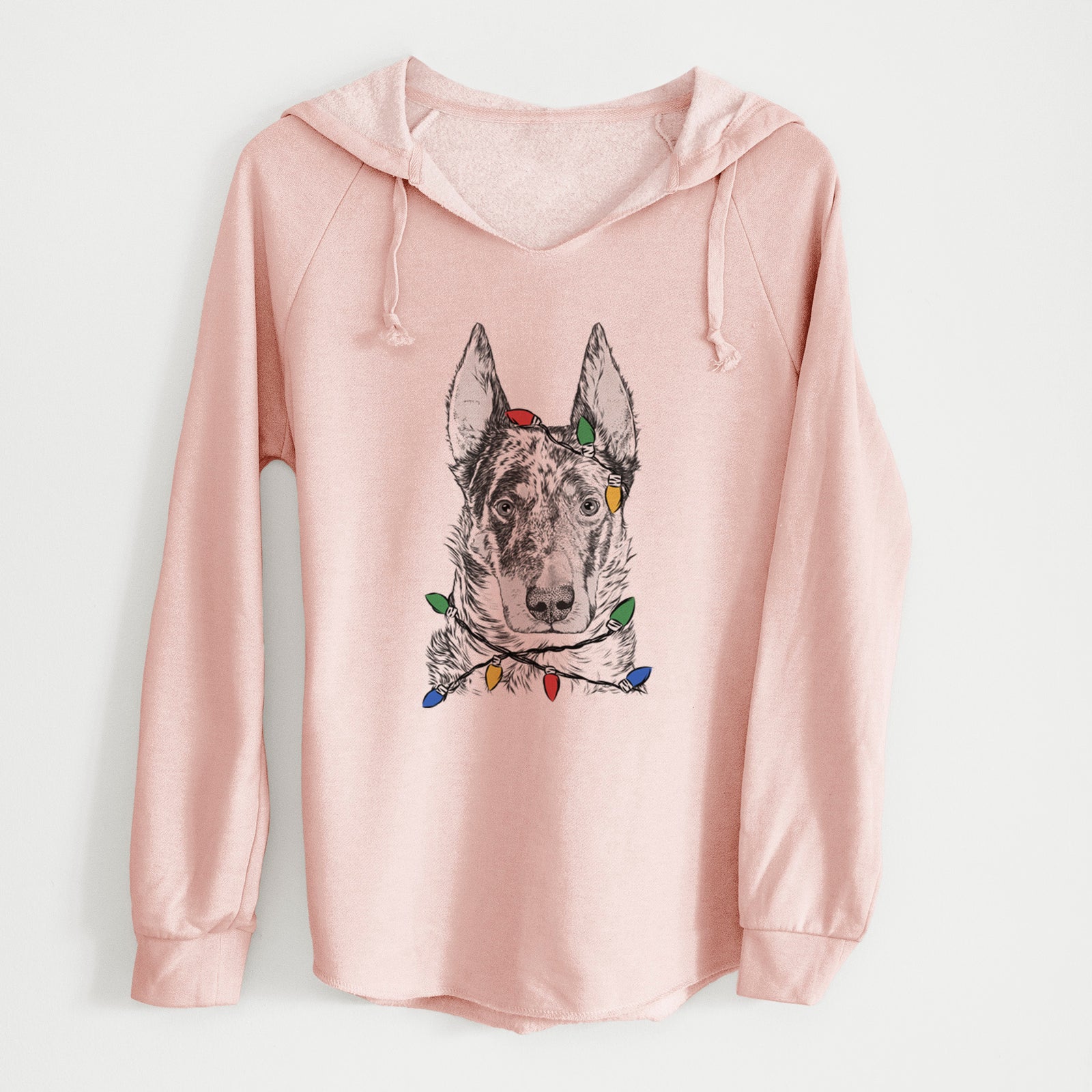 Christmas Lights Nori the Beauceron - Cali Wave Hooded Sweatshirt