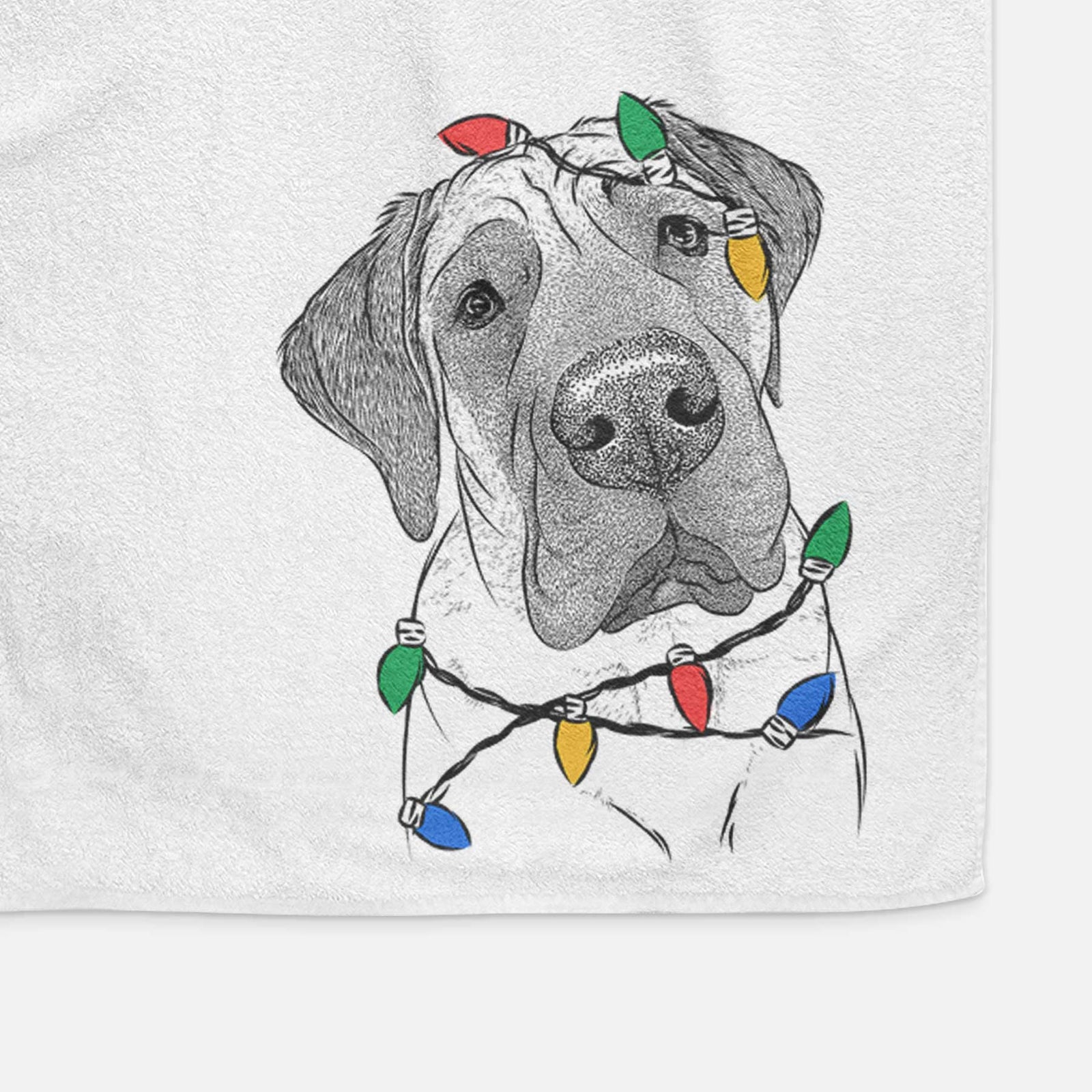 Nutterbutter the English Mastiff Decorative Hand Towel