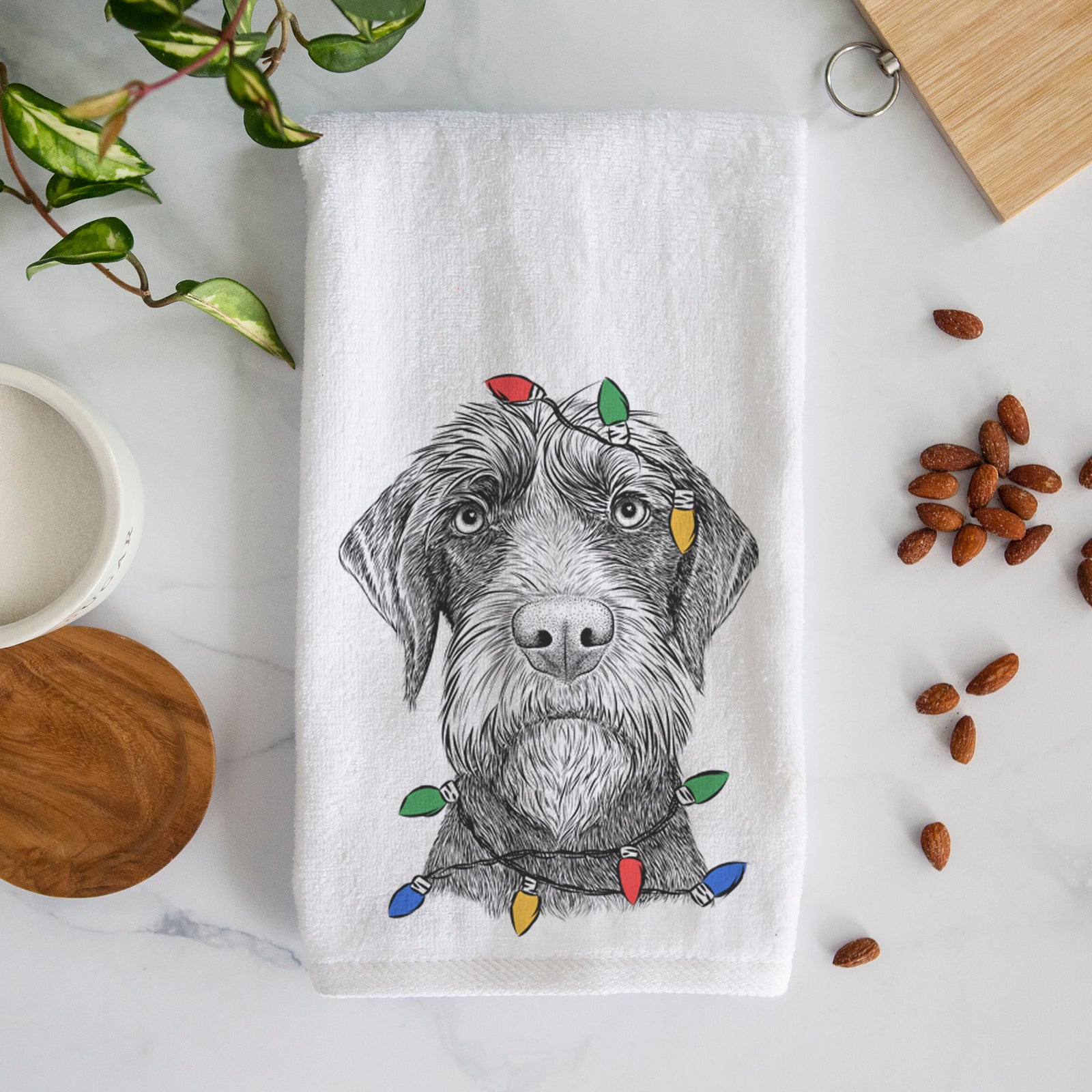 Oakley the Pudelpointer Decorative Hand Towel