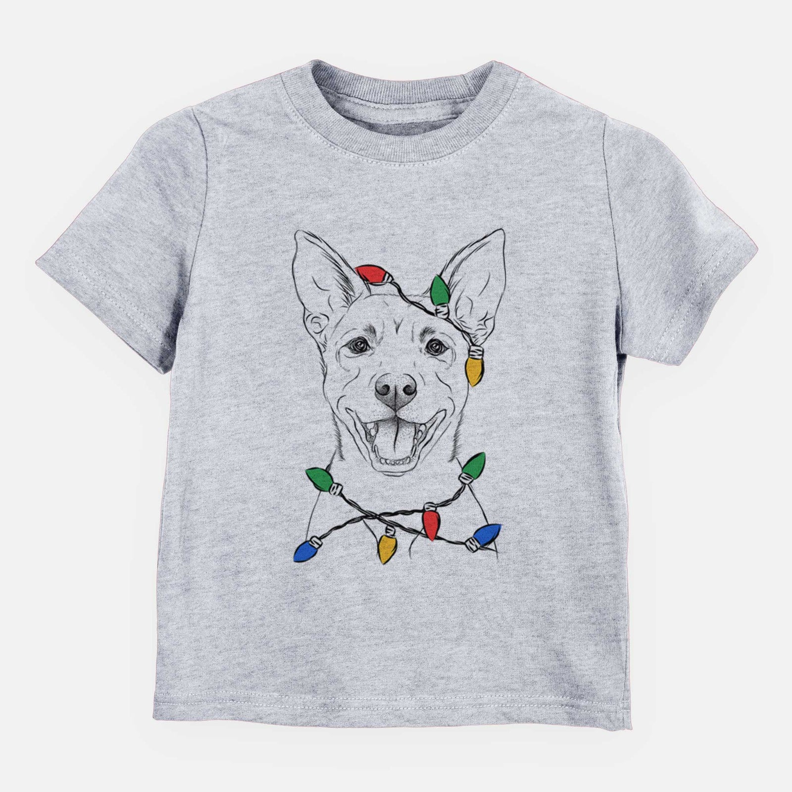 Christmas Lights Orange the Carolina Dog - Kids/Youth/Toddler Shirt