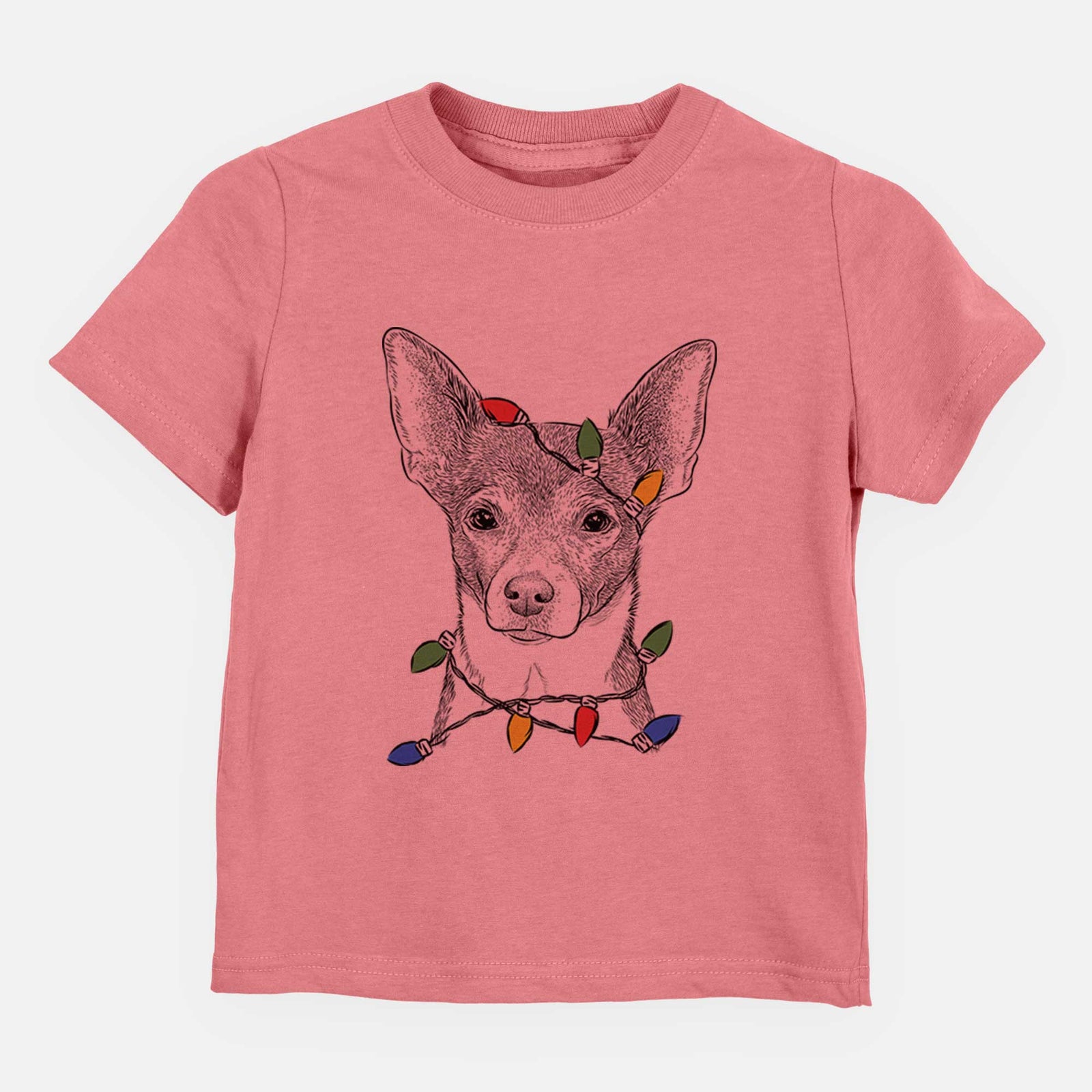 Christmas Lights Peanut the Chihuahua - Kids/Youth/Toddler Shirt