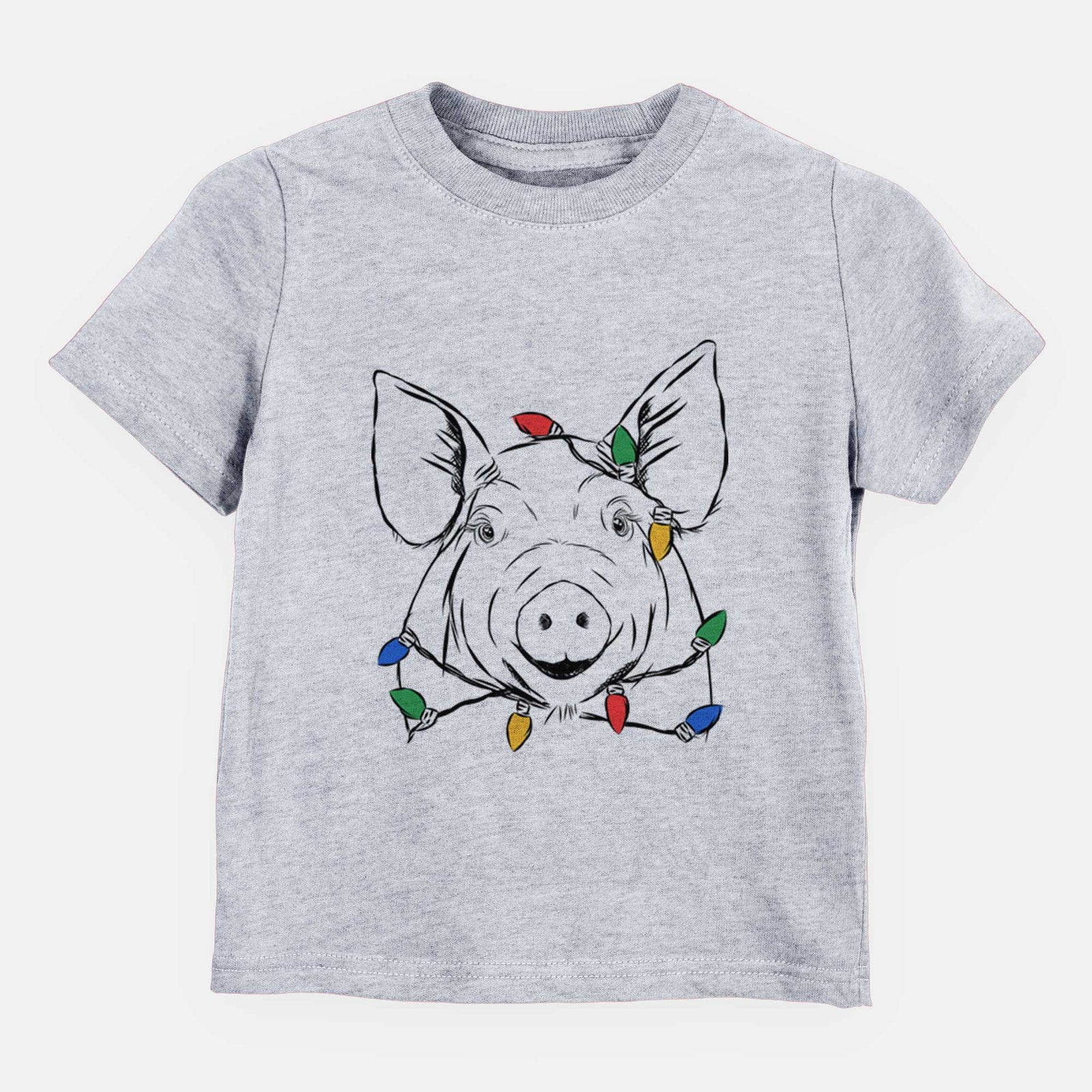 Christmas Lights Perry the Pig - Kids/Youth/Toddler Shirt