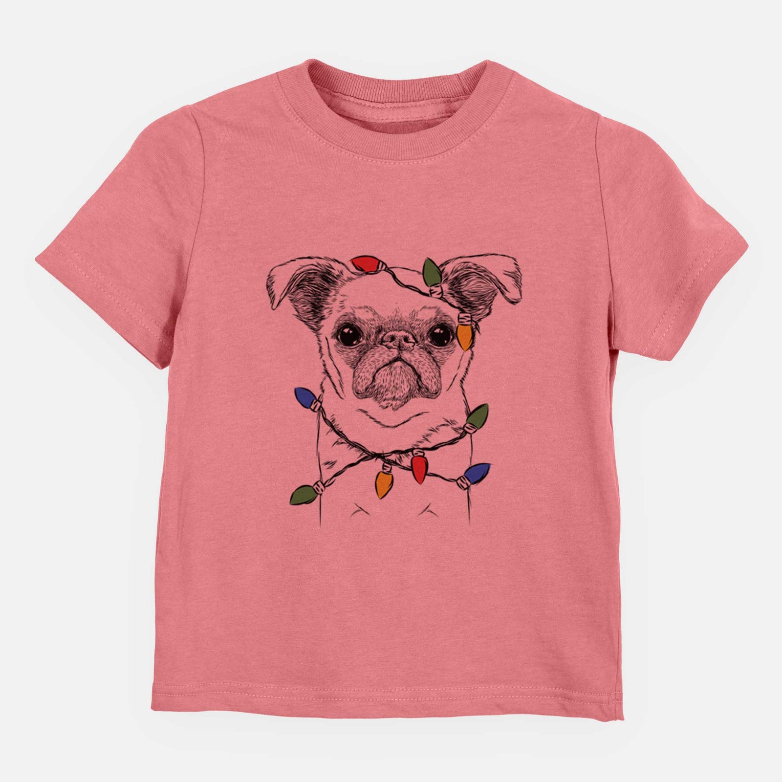 Christmas Lights Petit Penny the Brussels Griffon - Kids/Youth/Toddler Shirt