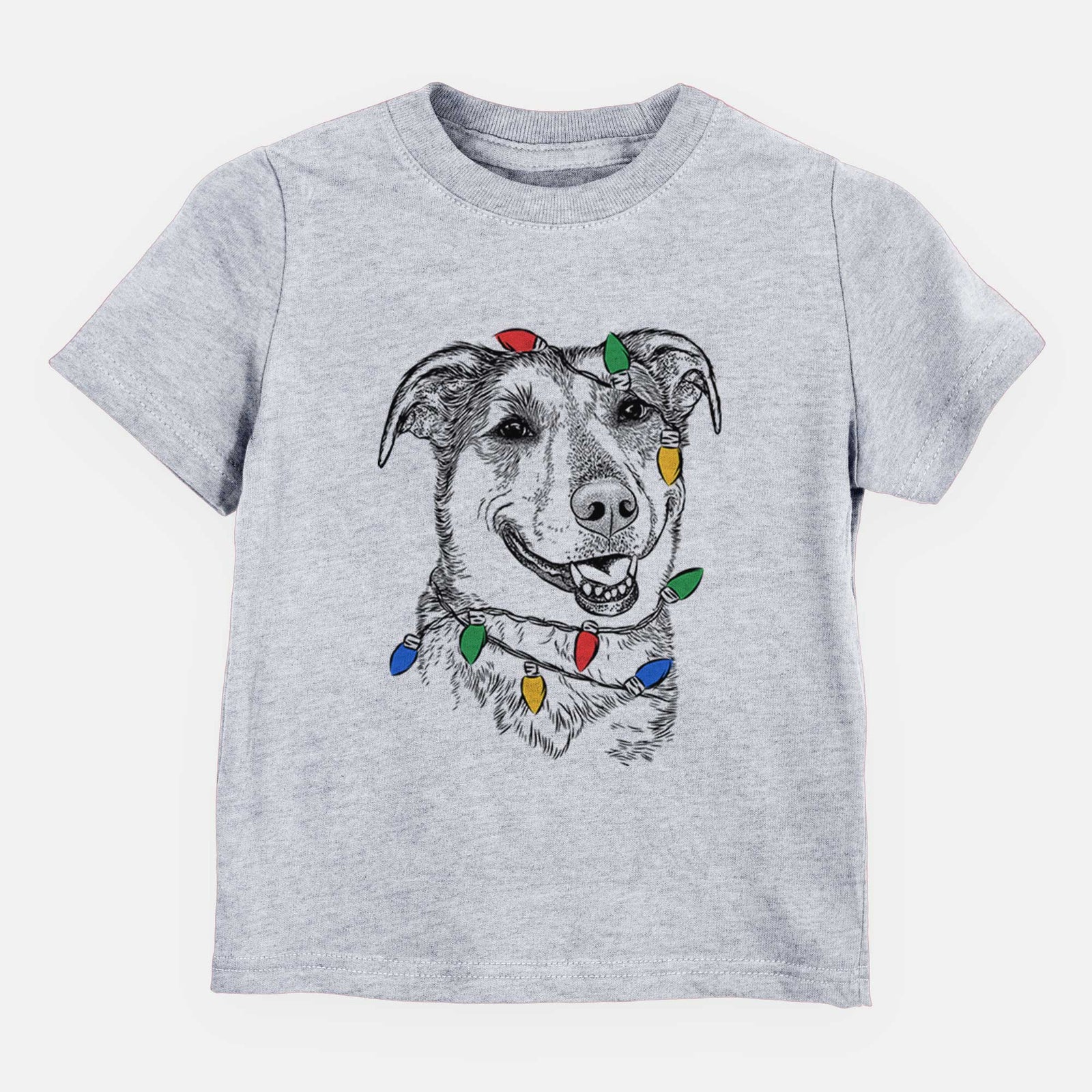 Christmas Lights Pippin the Shepherd Mix - Kids/Youth/Toddler Shirt