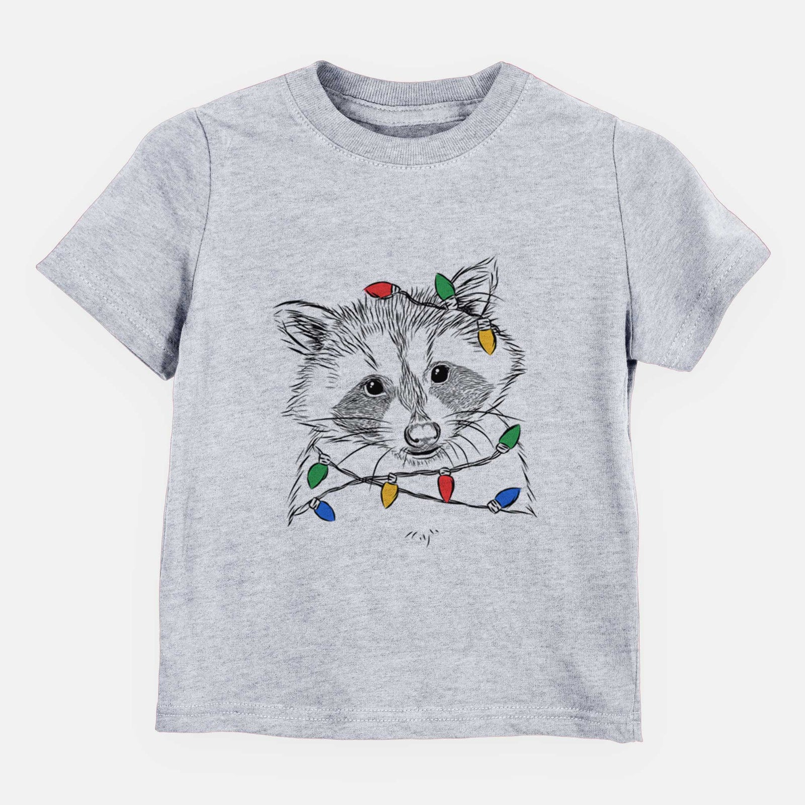 Christmas Lights Randy the Raccoon - Kids/Youth/Toddler Shirt