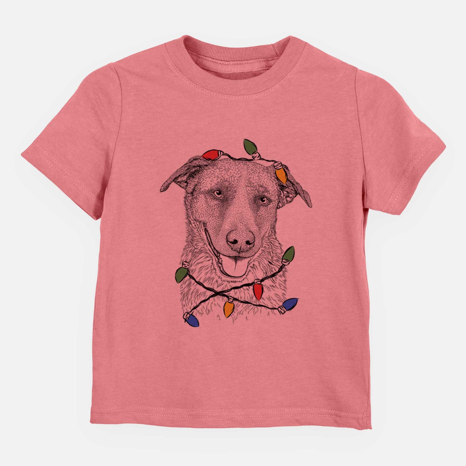 Christmas Lights Reef the Mixed Breed - Kids/Youth/Toddler Shirt