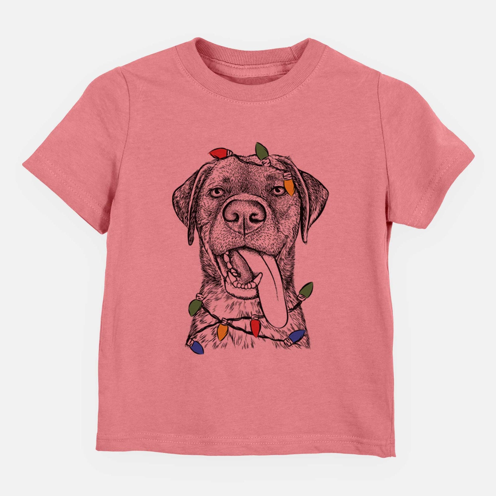 Christmas Lights Reese the Mixed Breed - Kids/Youth/Toddler Shirt