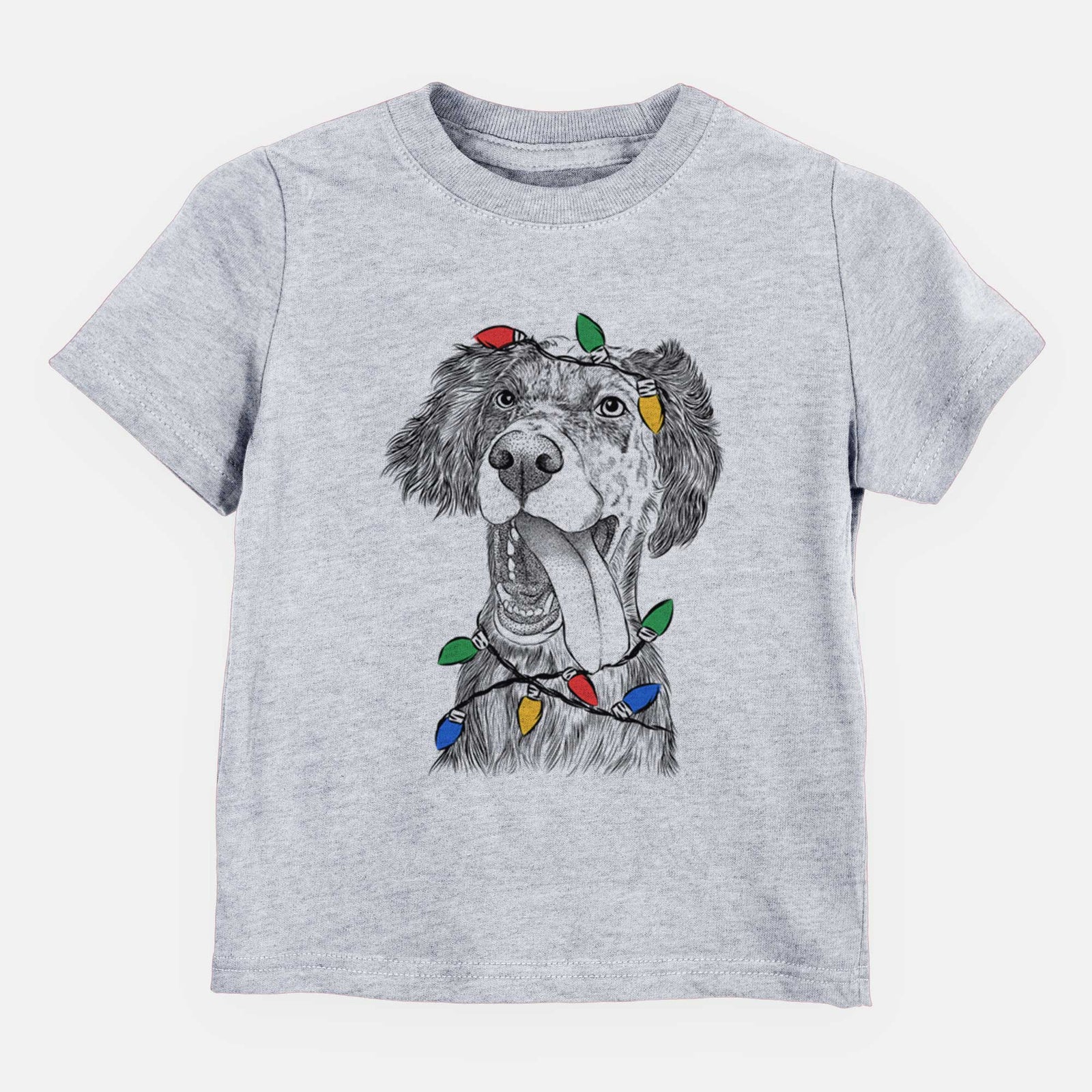 Christmas Lights Renly the English Setter - Kids/Youth/Toddler Shirt
