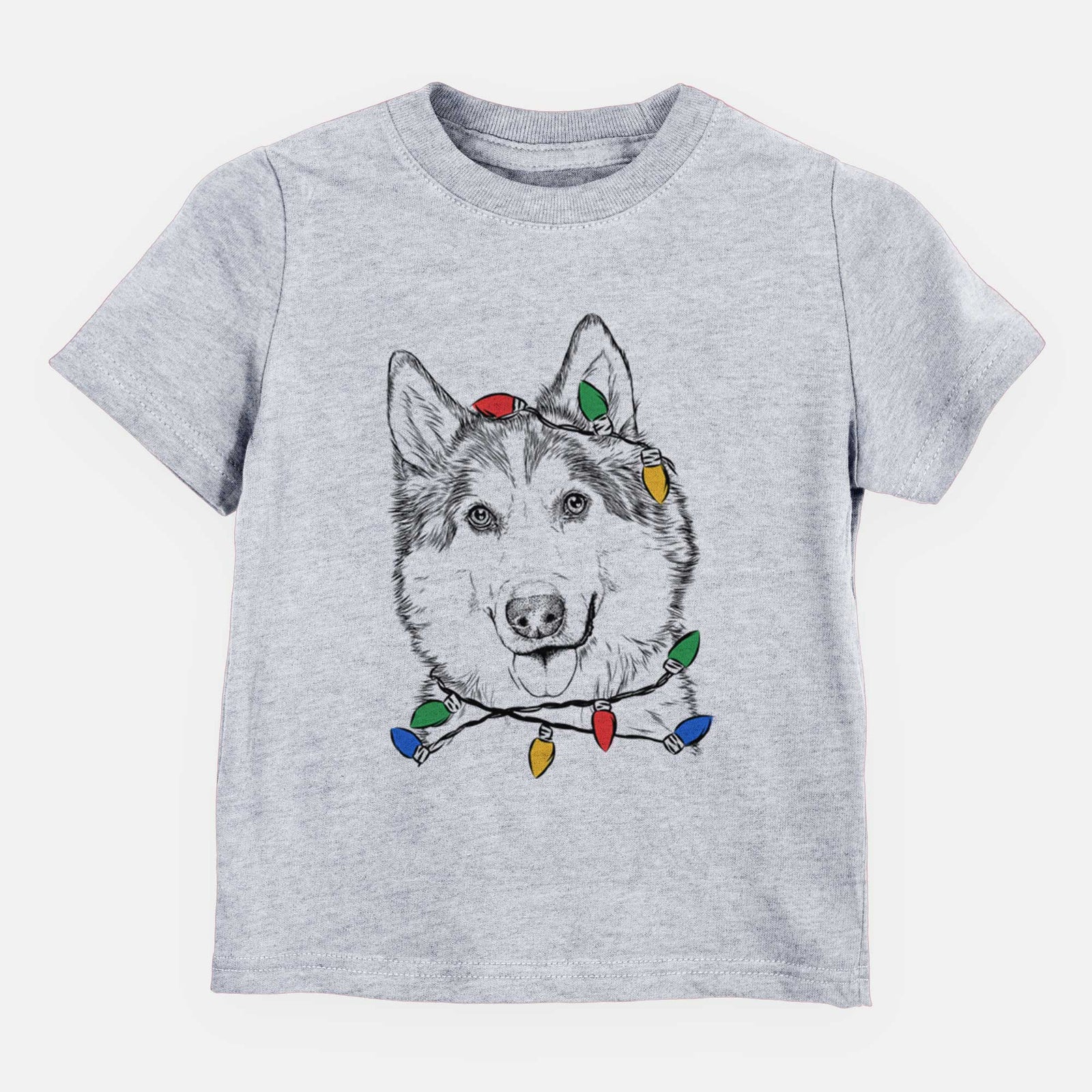 Christmas Lights Roshi the Mixed Breed - Kids/Youth/Toddler Shirt