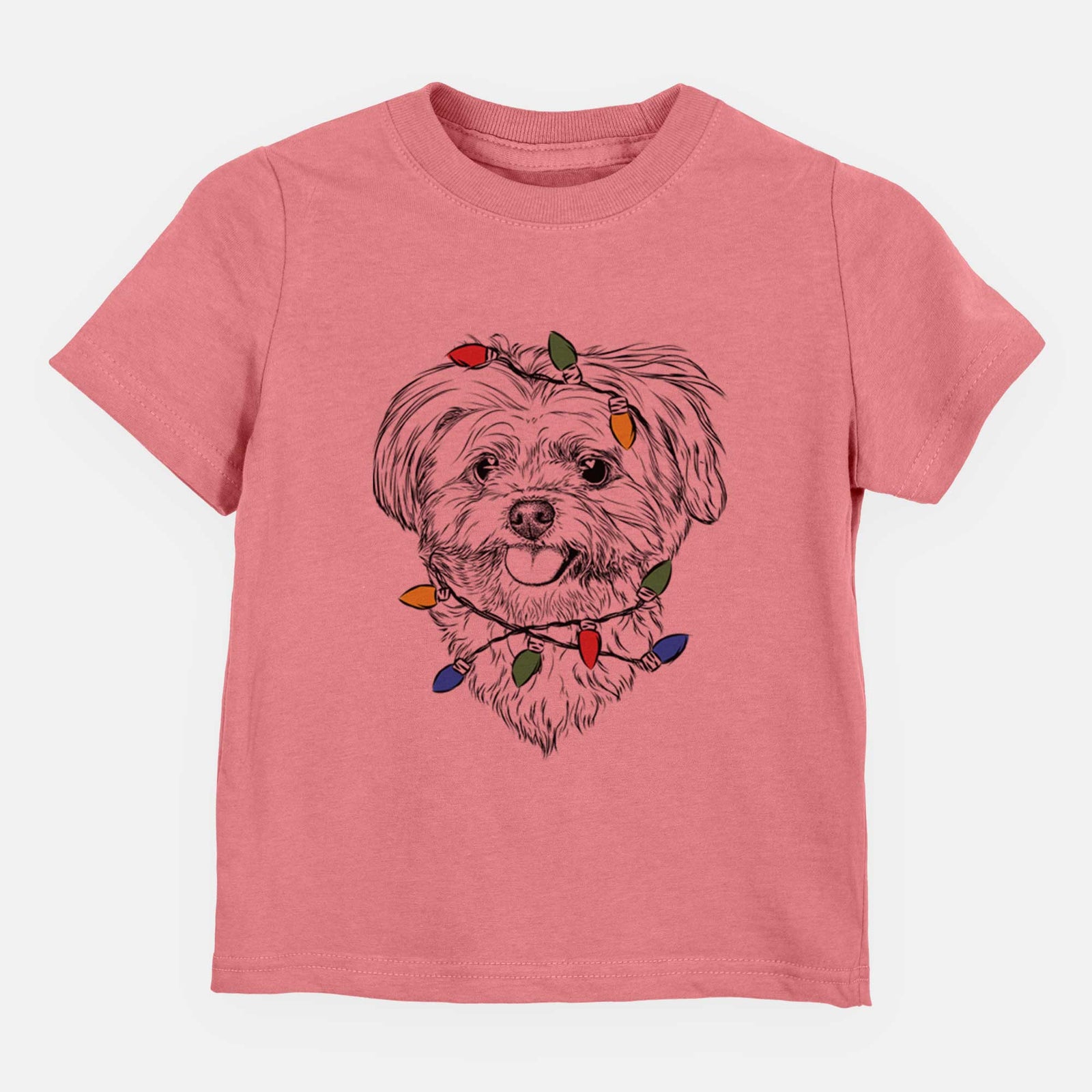 Christmas Lights Rosie the Maltipoo - Kids/Youth/Toddler Shirt