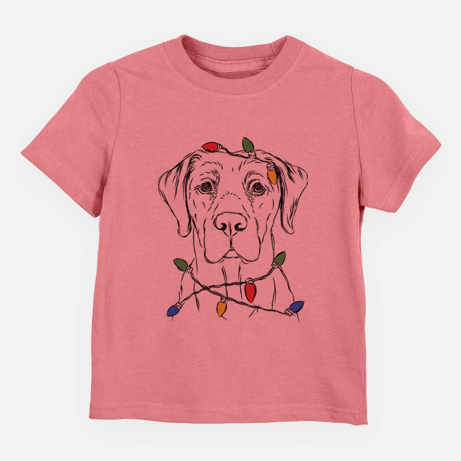 Christmas Lights Rowdy the Labrador Retriever - Kids/Youth/Toddler Shirt