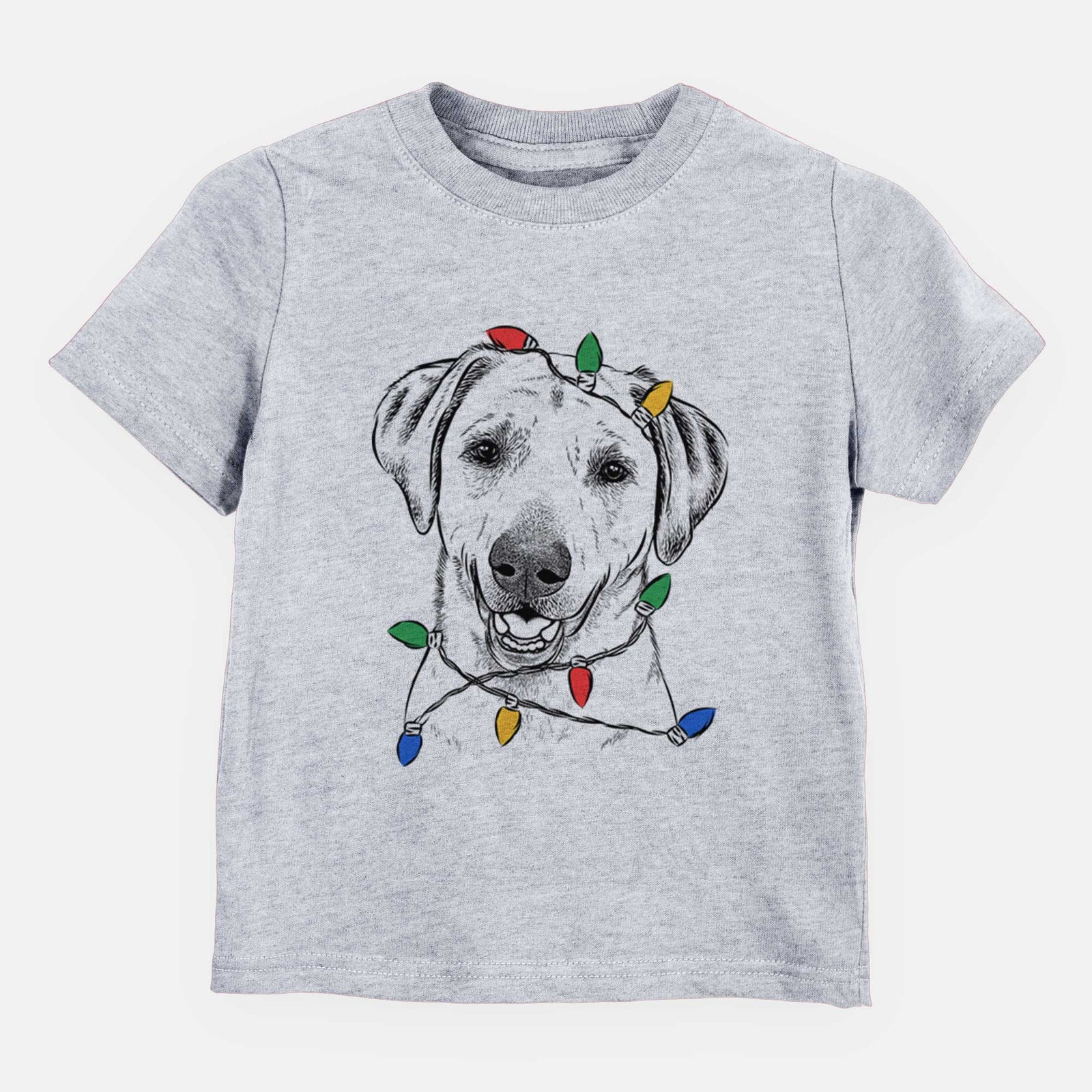 Christmas Lights Rusty the Labrador Retriever - Kids/Youth/Toddler Shirt