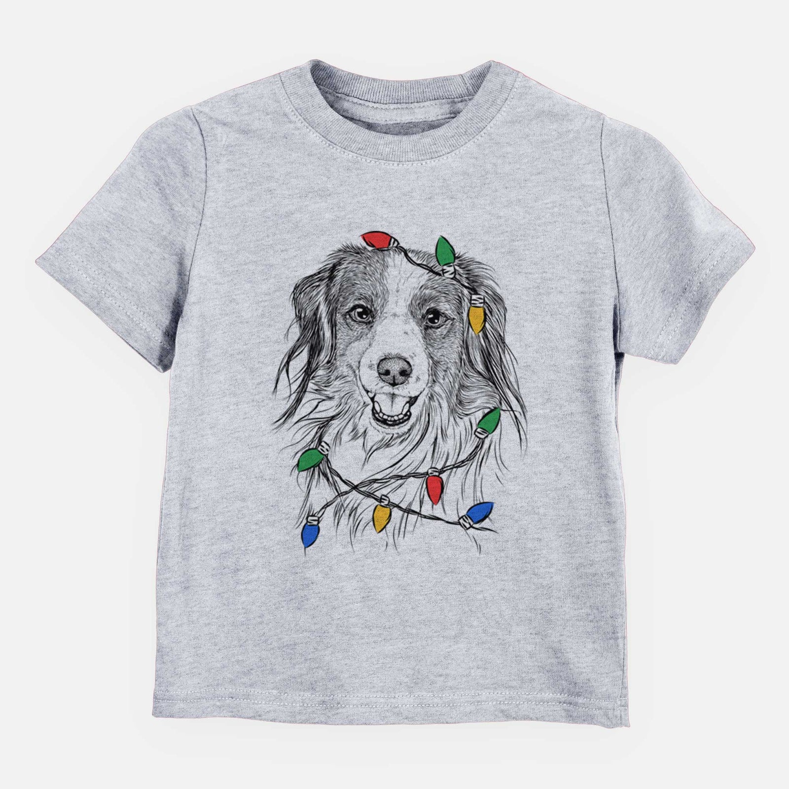 Christmas Lights Rutger the Nederlandse Kooikerhondje - Kids/Youth/Toddler Shirt