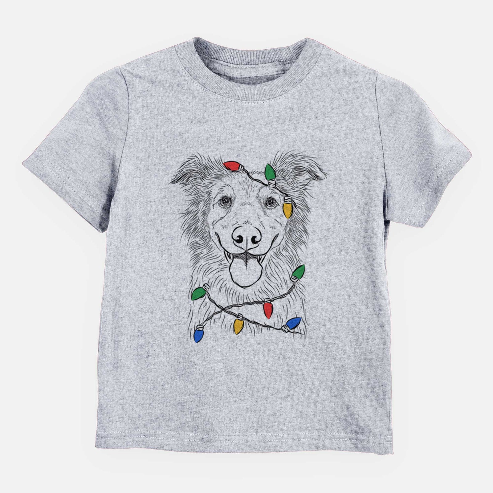 Christmas Lights Ruxtin the Mixed Breed - Kids/Youth/Toddler Shirt