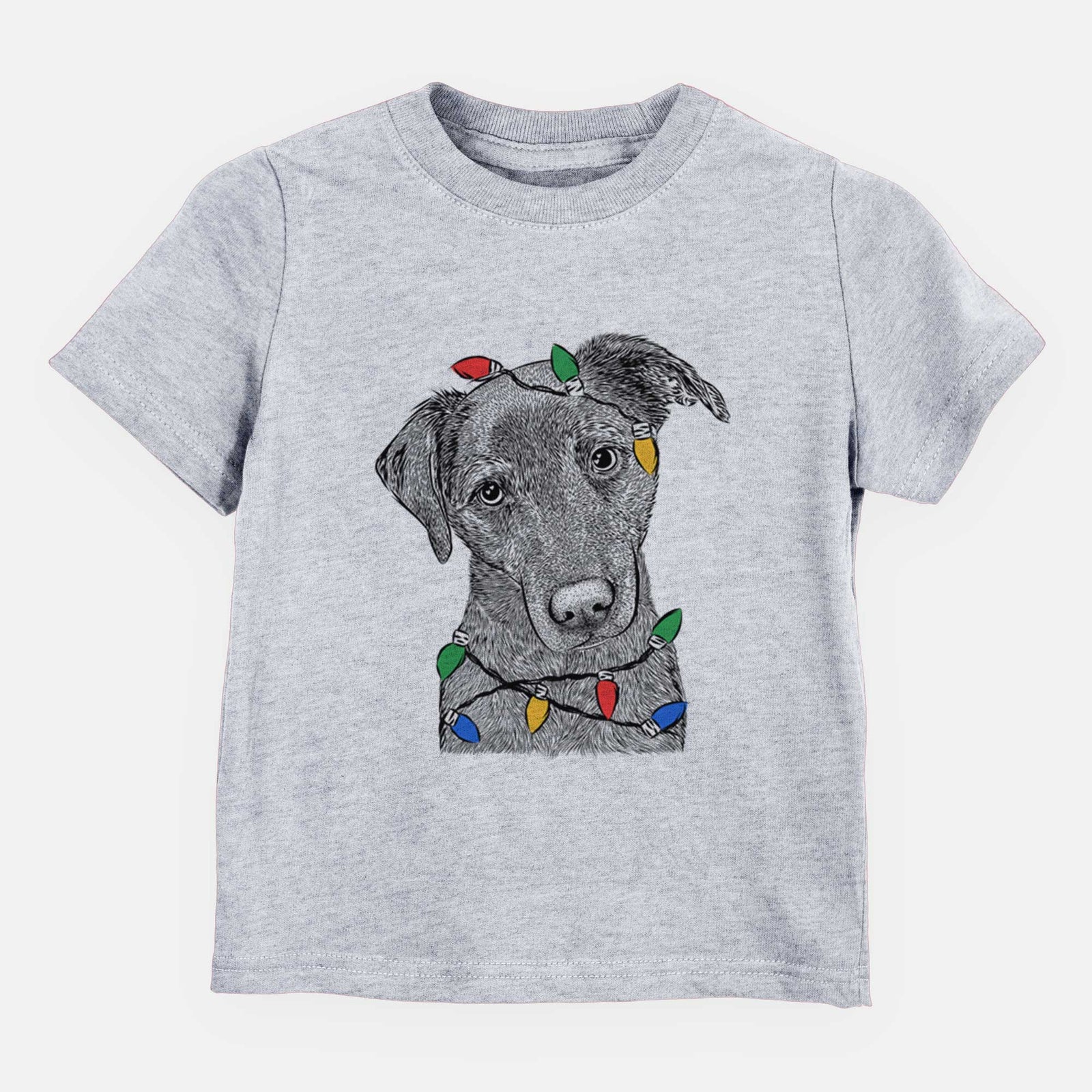 Christmas Lights Sadie the Whipador - Kids/Youth/Toddler Shirt