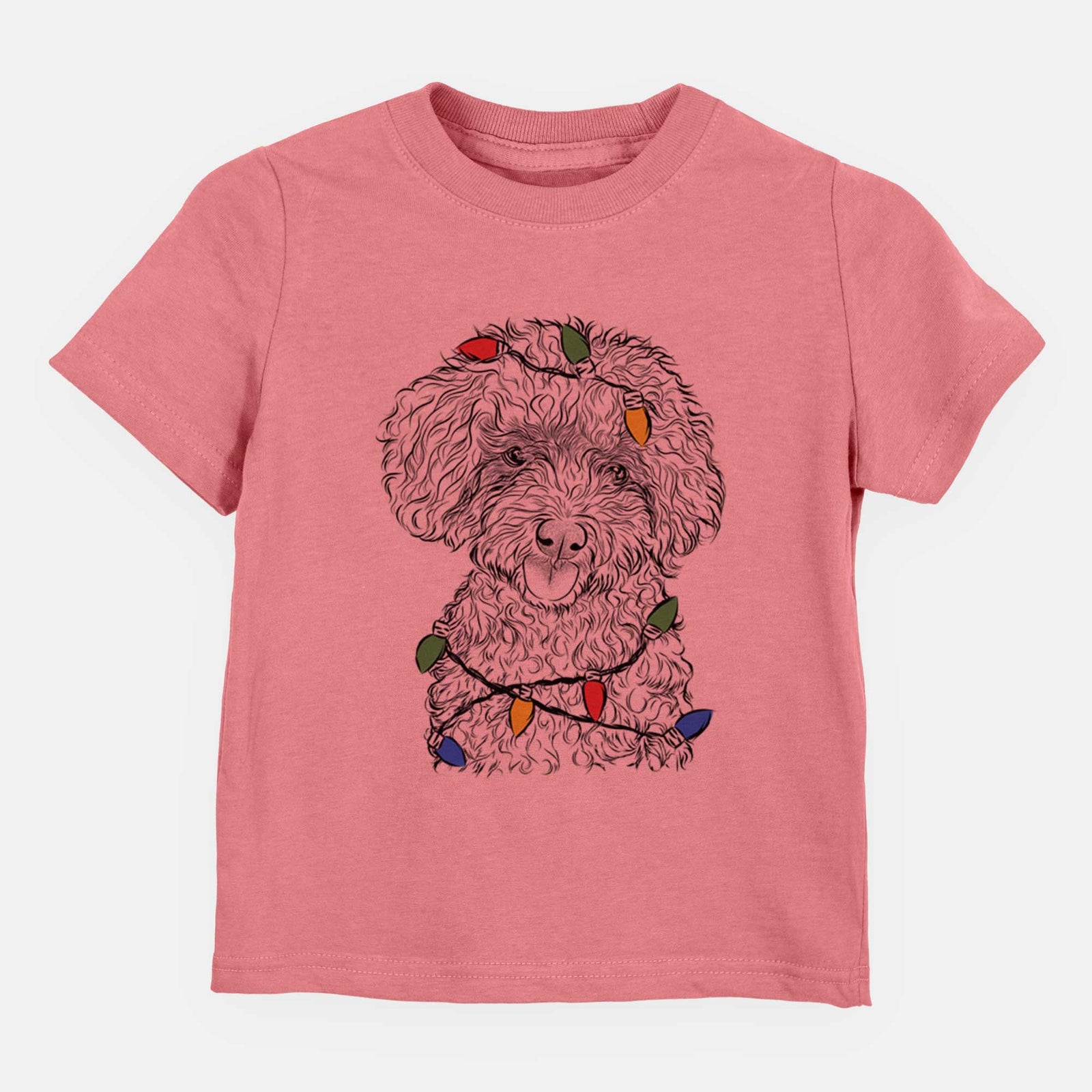 Christmas Lights Satsu the Micro Teacup Poodle - Kids/Youth/Toddler Shirt
