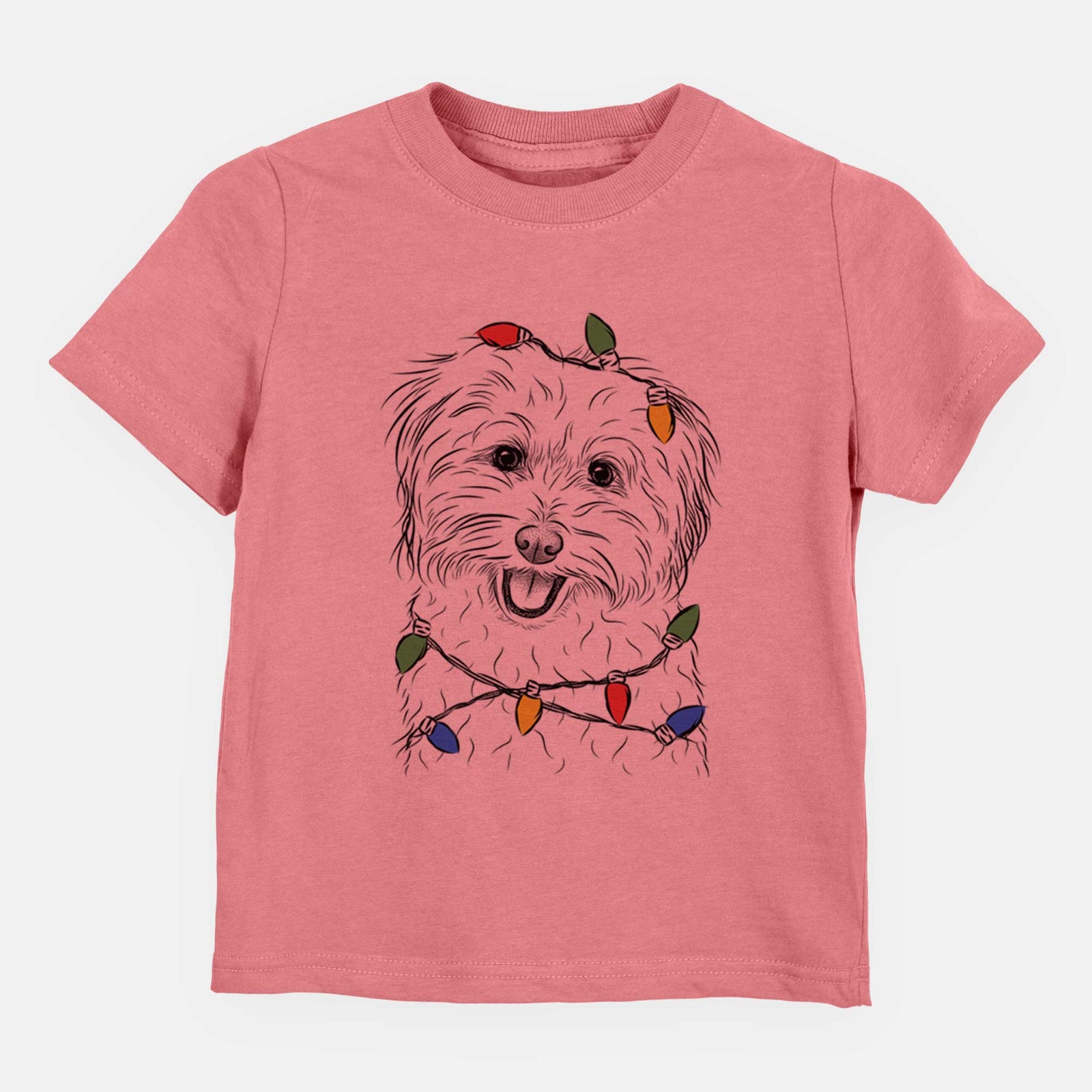 Christmas Lights Sophie Quinn the Havanese - Kids/Youth/Toddler Shirt