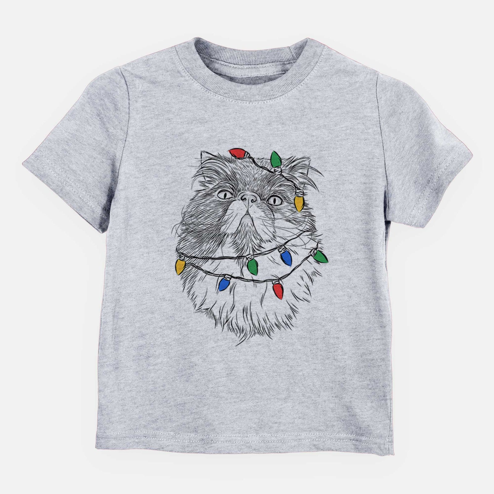 Christmas Lights Tookie the Perisan Cat - Kids/Youth/Toddler Shirt