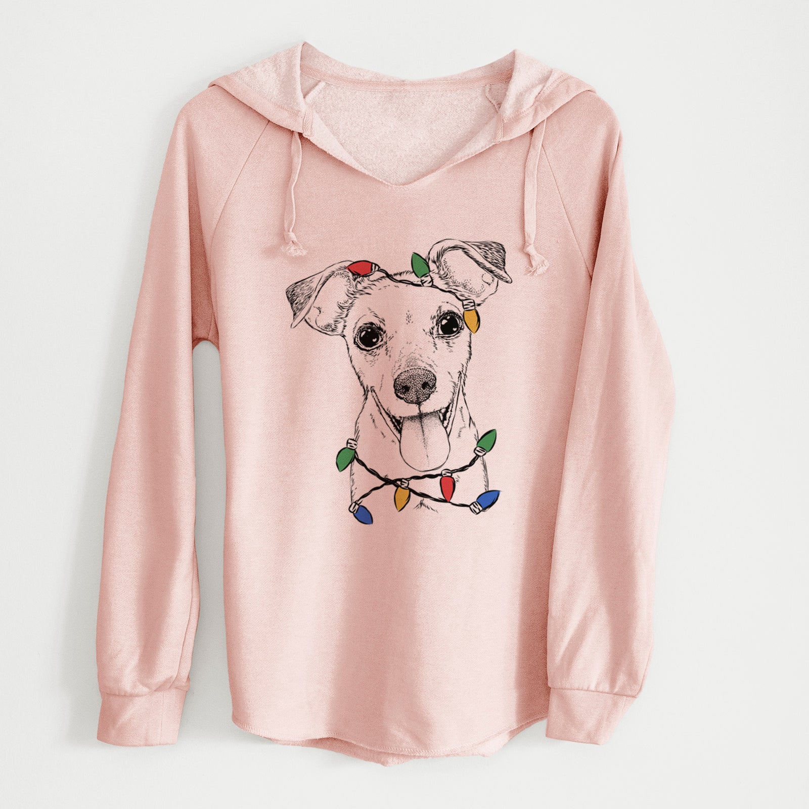 Christmas Lights Tyler the Mixed Breed - Cali Wave Hooded Sweatshirt