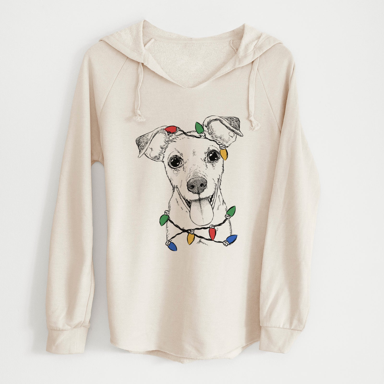 Christmas Lights Tyler the Mixed Breed - Cali Wave Hooded Sweatshirt