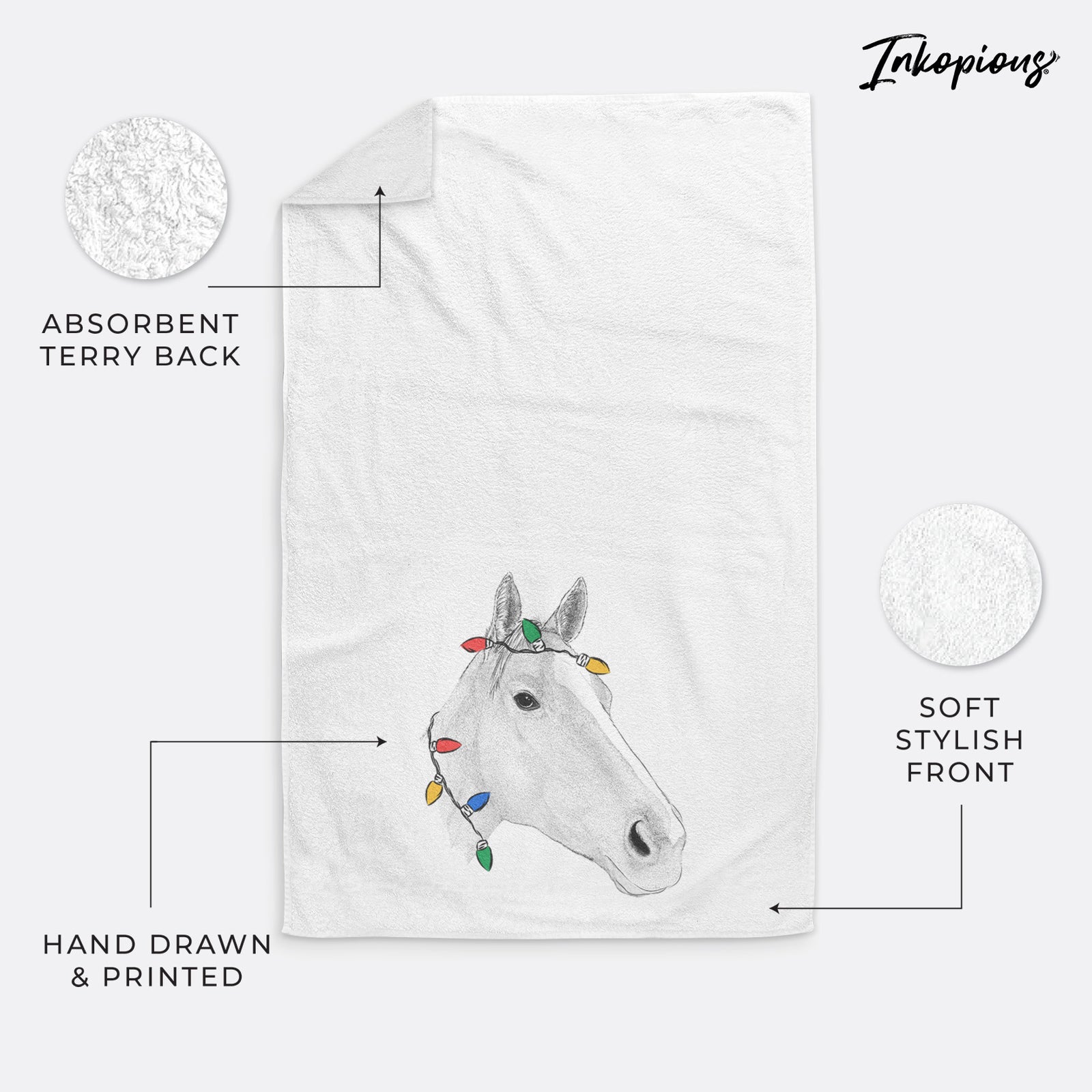 Westley the Horse Decorative Hand Towel