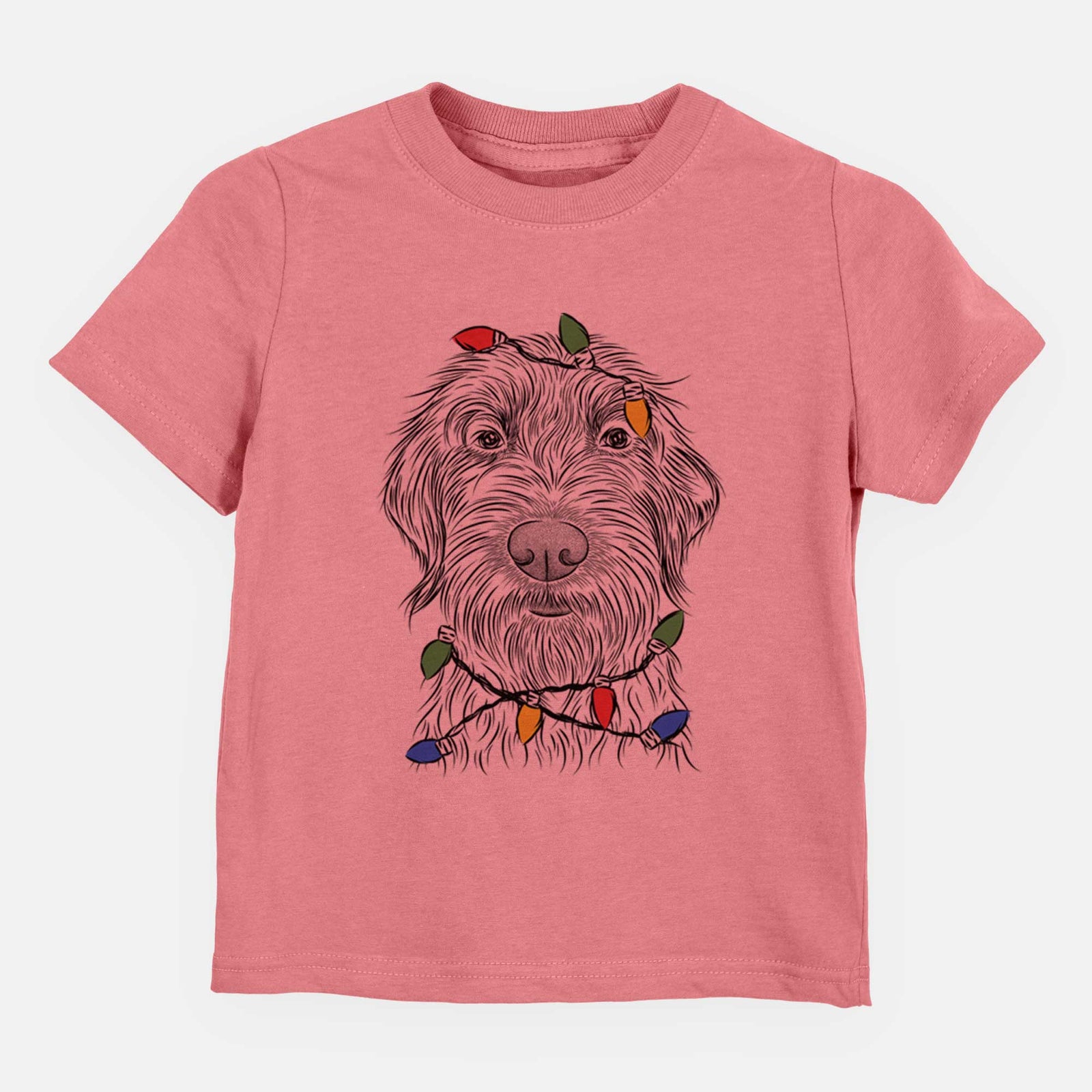 Christmas Lights Wilkins the Wirehaired Pointing Griffon - Kids/Youth/Toddler Shirt