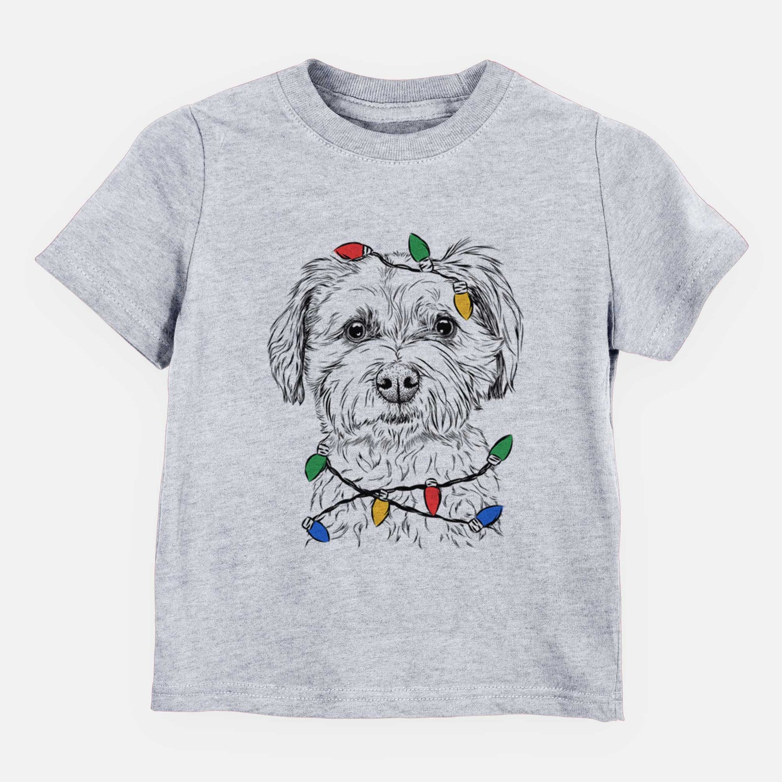 Christmas Lights Wyatt the Coton de Tulear - Kids/Youth/Toddler Shirt