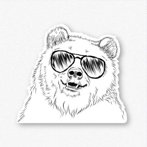 Grizz the Bear - Decal Sticker
