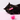 Valentine's Day Cat Names - black cat with pink heart