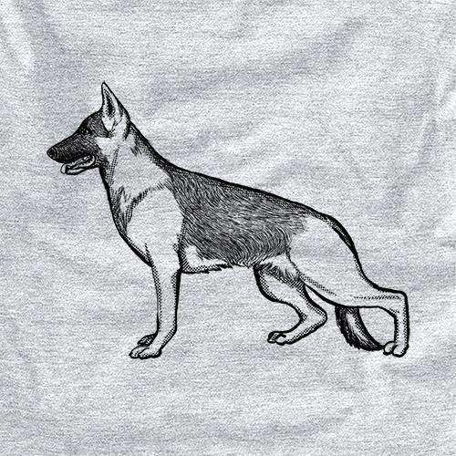 Halftone German Shepherd