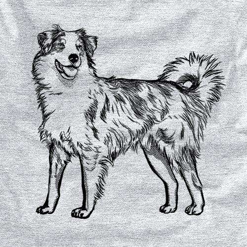 Halftone Australian Shepherd