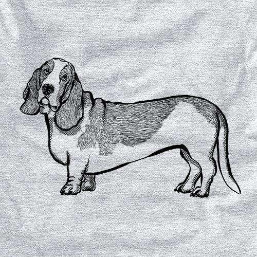 Halftone Basset Hound