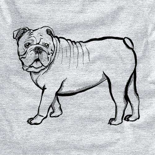 Halftone English Bulldog