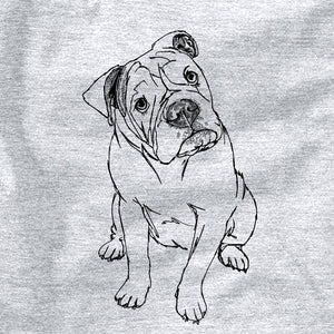 Doodled Archie the Olde English Bulldog