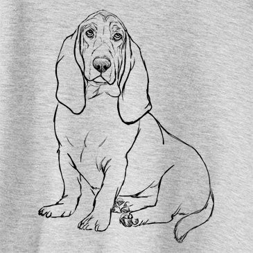 Doodled Blueberry the Basset Hound