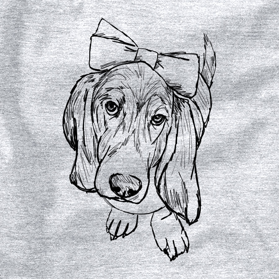Doodled Daisy the Basset Hound