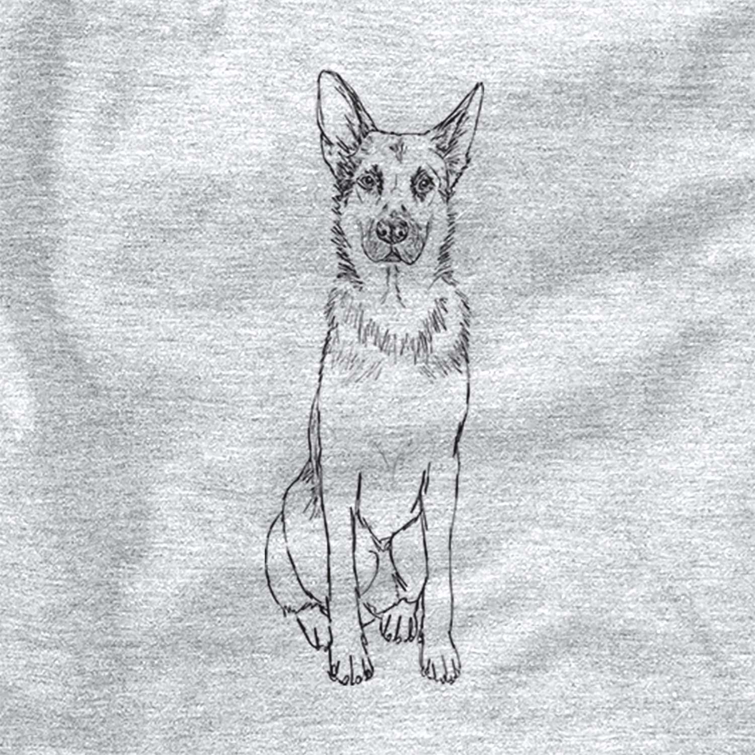 Doodled Delta the German Shepherd