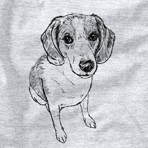 Doodled Duke the Beagle/Walker Hound Mix